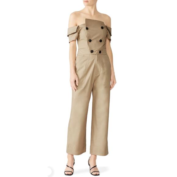 Marissa Webb Collective Pants - Marissa Webb Tan Rylan Jumpsuit 2